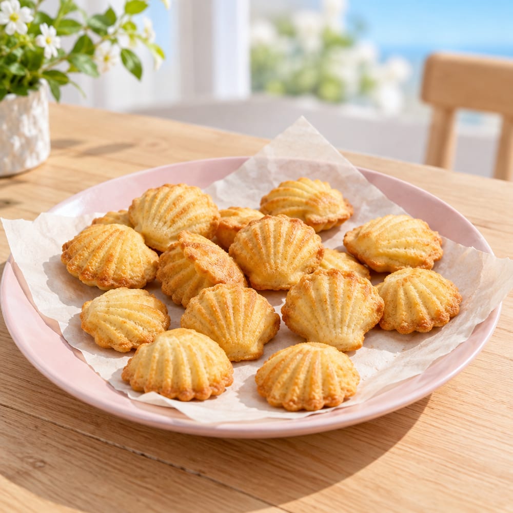 貝の形の焼き菓子